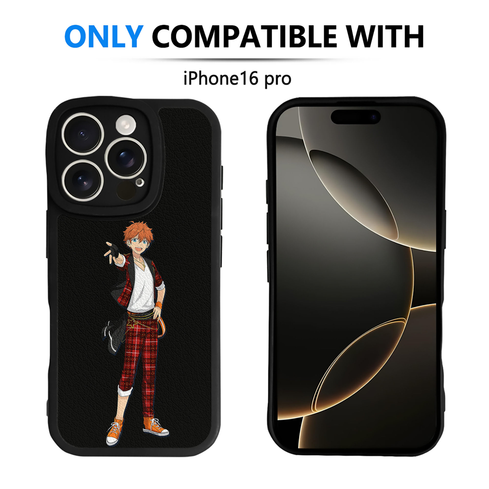 （画像用） あんさんぶるスターズ! Ensemble Stars 【iPhone 16シリーズ対応】シリコンスマホケース（レザー調） 材質：シリコン
